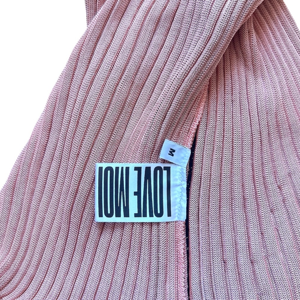 Jean Paul Gaultier Pink Metallic Female Body Trompe L’oeil Knit T-Shirt - Picture 7 of 10